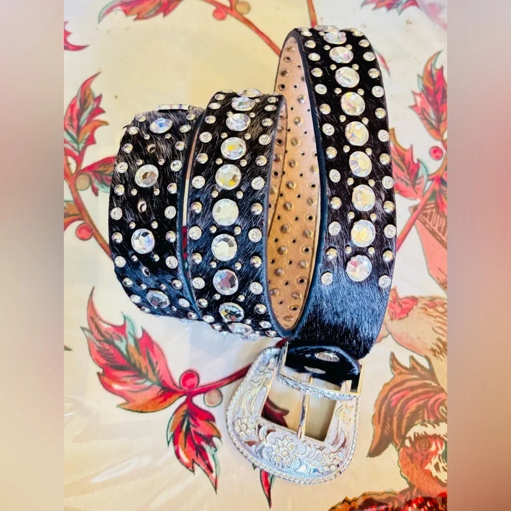 BHW Western Cowgirl Bling Belt
